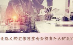 大陸人購(gòu)買香港空殼公司有什么好處？